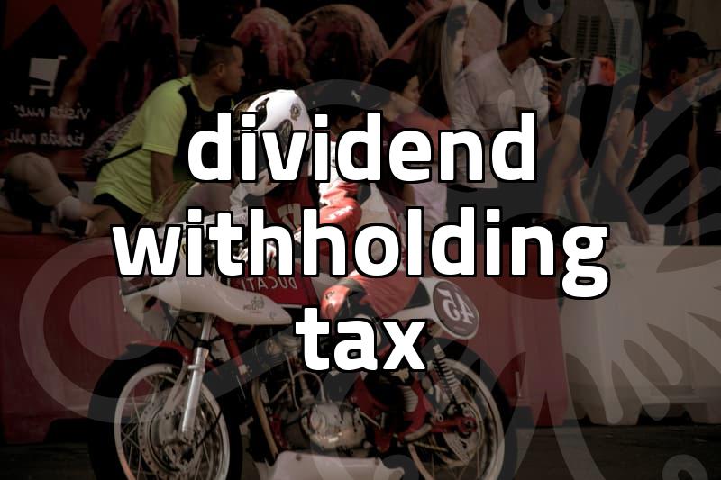 미국주식배당주 taxation rules and actual withholding tax rates