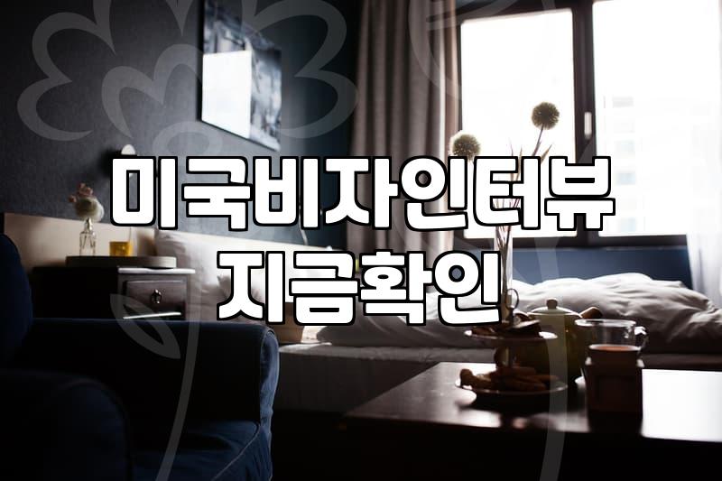 미국비자 비용과 인터뷰 합격 기준