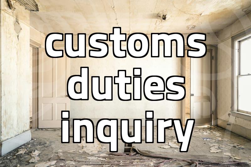 When the customs notice arrived for a package I never received