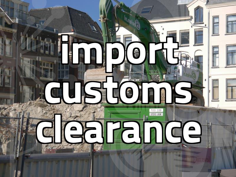 Customs clearance guidance for international cargo shipping