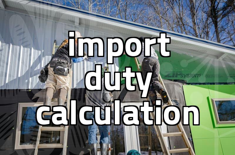 Gwanse-muni processes and how to calculate import duties