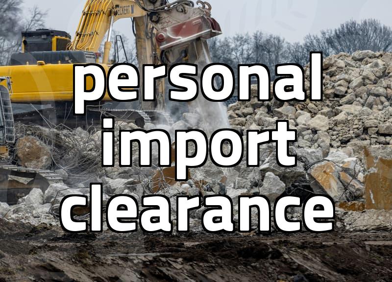 Understanding customs clearance procedures for personal imports